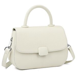 5632 Leather Shoulder Bag, Mini Top Handle Handbag, Crossbody Bag , Small